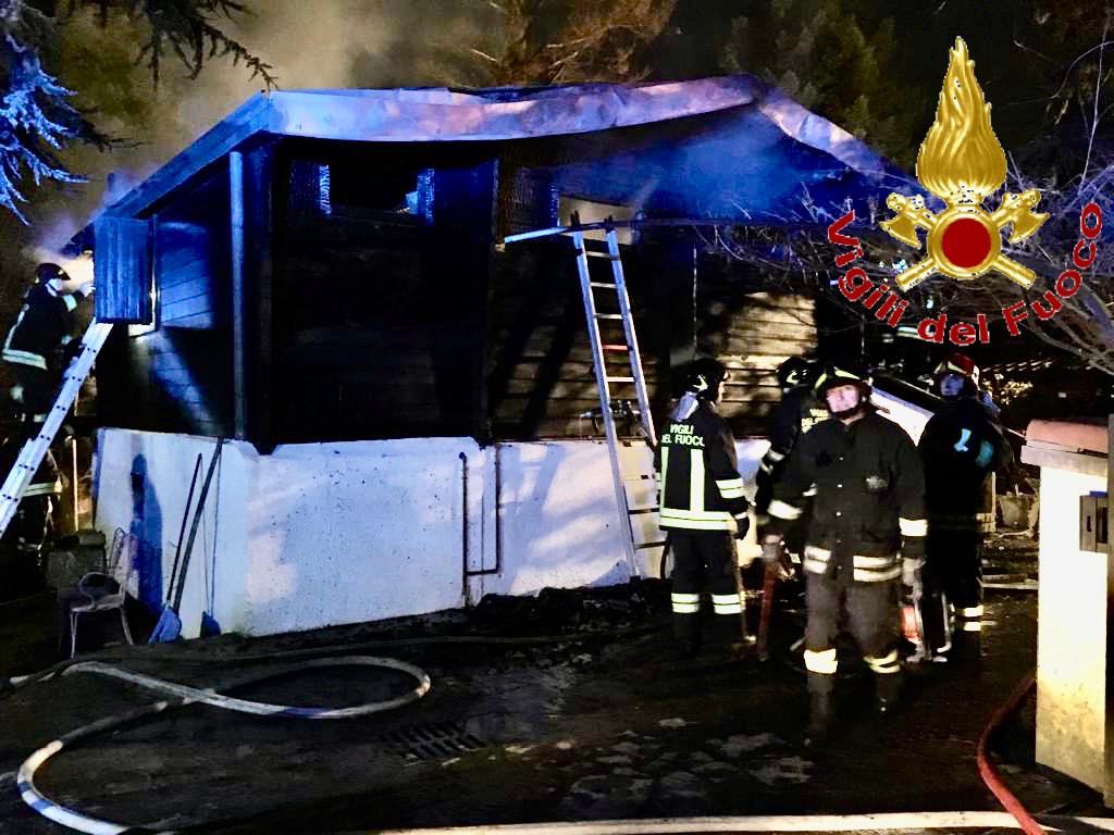 incendio a Guanzate