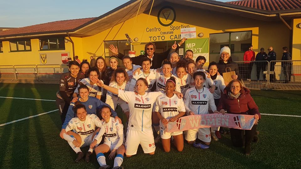 Acf Como lariane campioni d’inverno