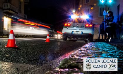 Guidano senza patente a Cantù, fermati dalla Polizia locale