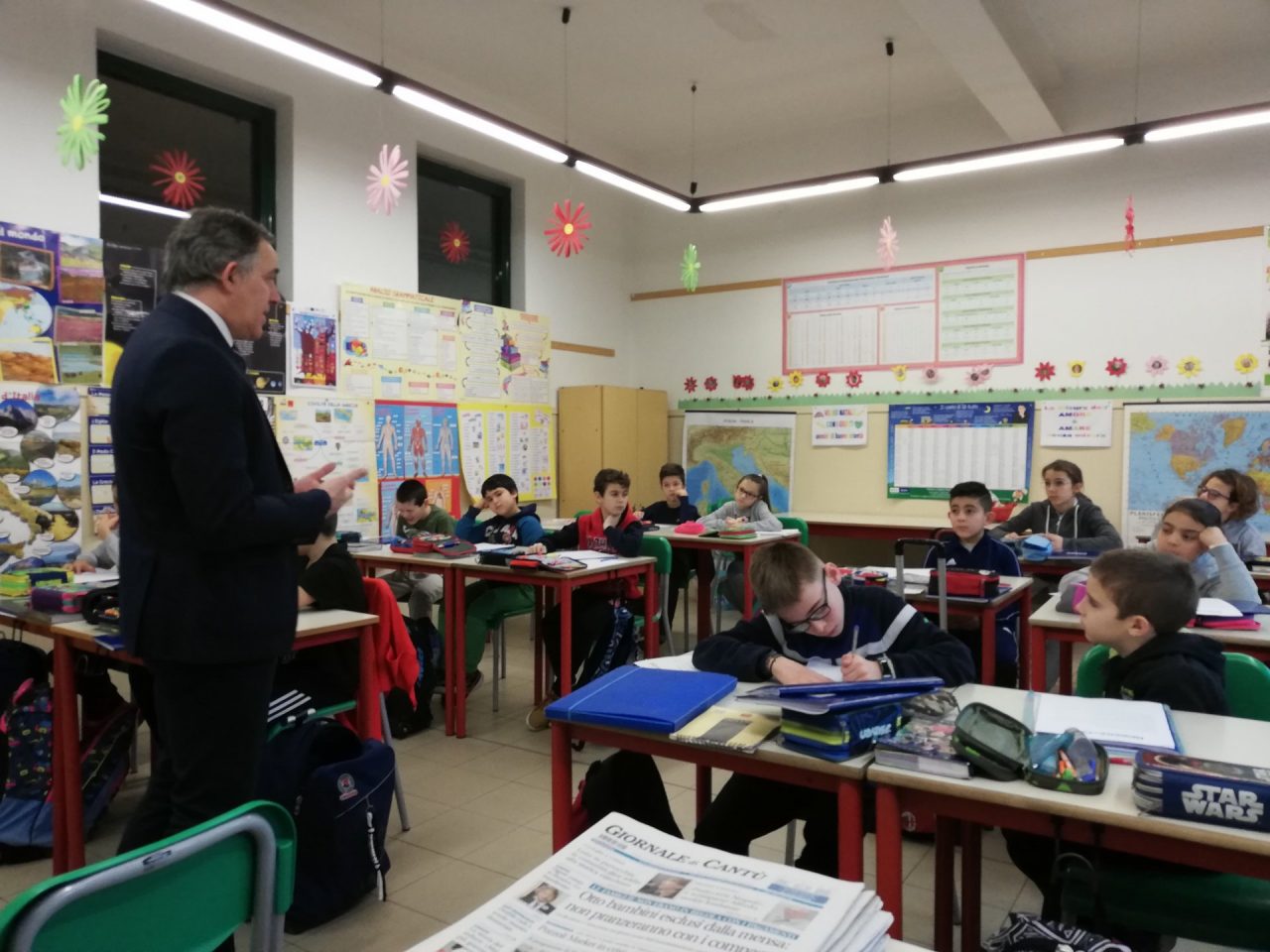 Scuola giornalismo a Novedrate: ospite il sindaco