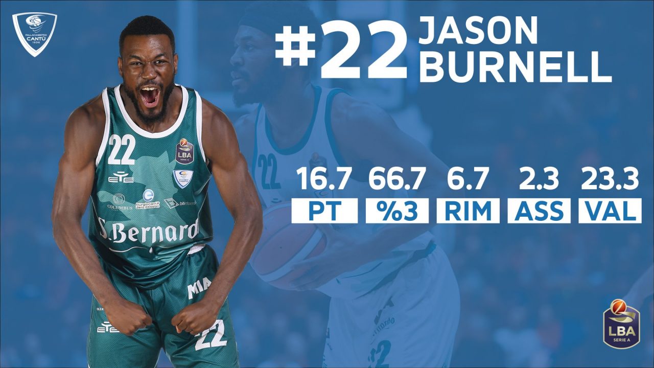 Pallacanestro Cantù Burnell carica i tifosi: “Vi aspettiamo a Desio, serve anche la vostra energia”