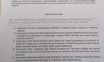 "Negozi e scuole chiuse": la fake-ordinanza che gira nel Comasco
