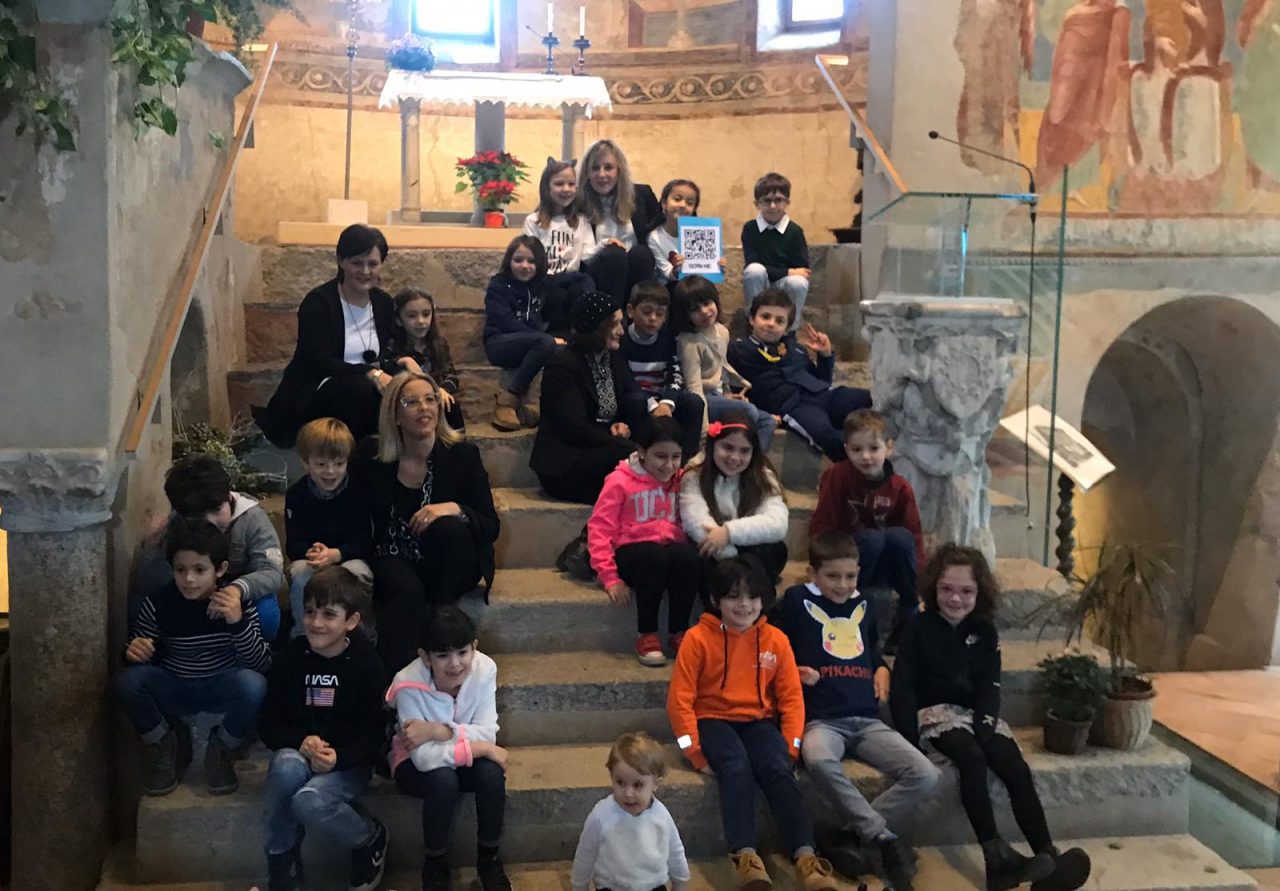 Le scuole elementari alla scoperta della Basilica a Galliano VIDEO e FOTO
