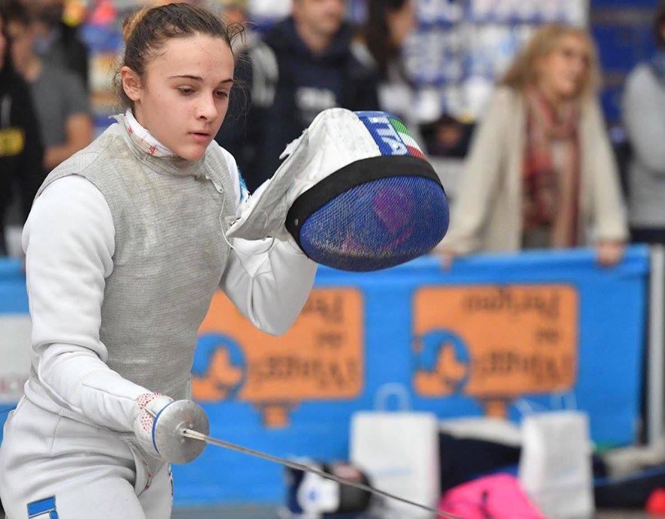 Comense Scherma la 16enne Carlotta Ferrari al Grand Prix 