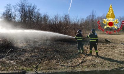 Incendio vegetazione a Grandola e Uniti, pompieri anche a Como VIDEO