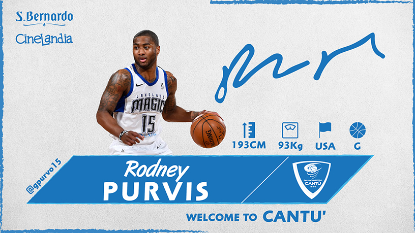 Pallacanestro Cantù il nuovo rinforzo è Rodney Purvis