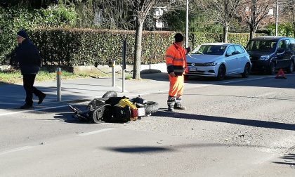 Incidente a Capiago all'ospedale un 15enne FOTO