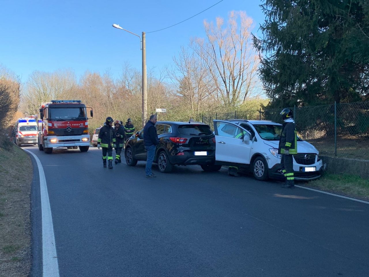 Incidente a Valmorea: paura per una 59enne