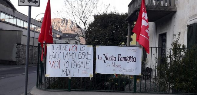 Crisi a La Nostra Famiglia: la vertenza è in fase di stallo