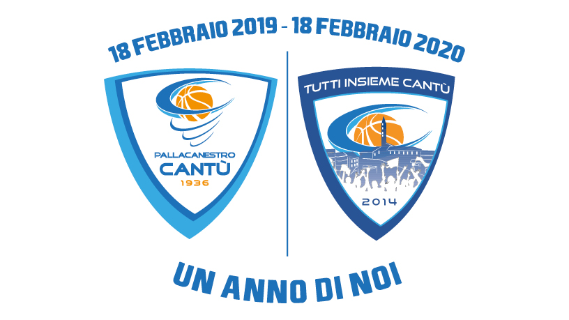 Tutti Insieme Cantù e Pallacanestro Cantù celebrano il 18 febbraio 2020