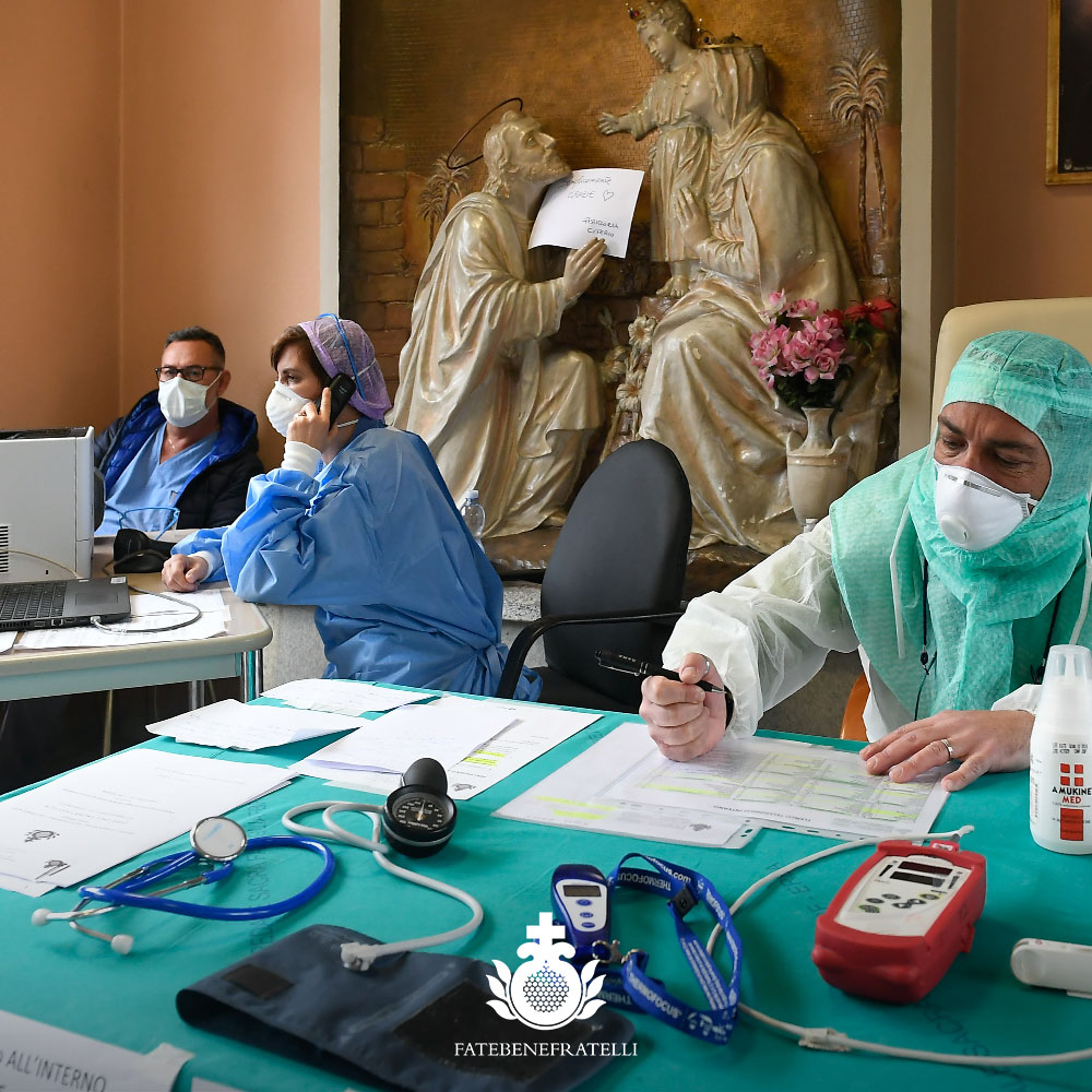 ospedale fatebenefratelli, covid 19, coronavirus