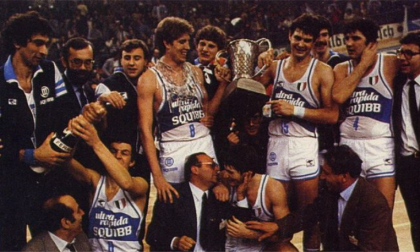 Pallacanestro Cantù il 25 marzo 1982 la Squibb vinse la prima Coppa dei campioni
