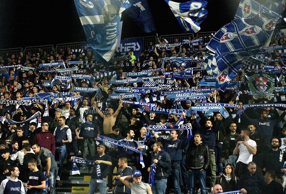Como calcio settore ospiti chiuso per il derby di sabato a Cremona