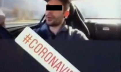 Pubblica video mentre va a prendere la fidanzata in quarantena a Dongo, denunciato