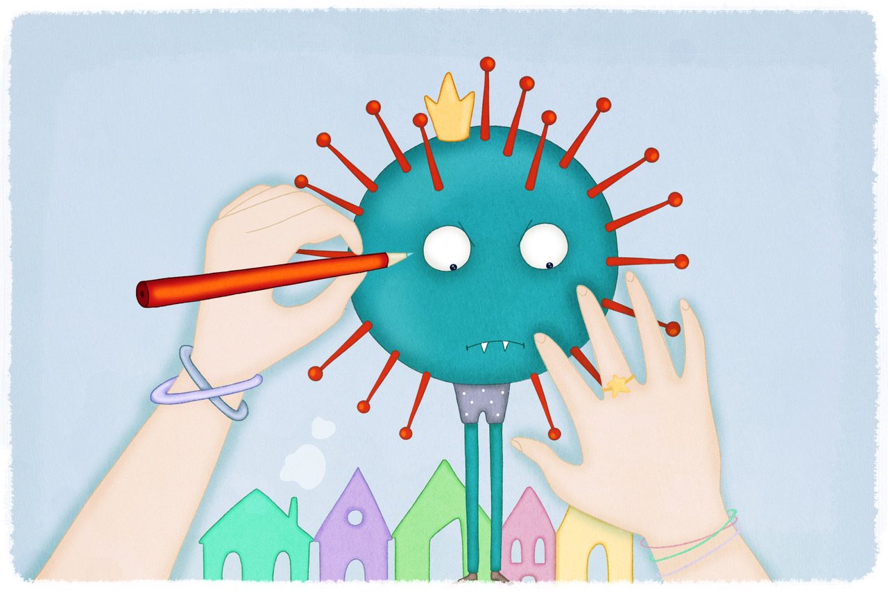 “Storia di un coronavirus”: il racconto illustrato per spiegare ai bambini il virus