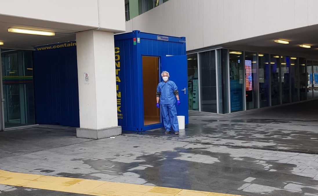 All’ospedale Sant’Anna partito il pre-triage in due prefabbricati