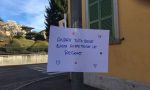 Coronavirus, a Olgiate Comasco compaiono cartelli di incoraggiamento
