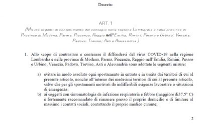 Ipotesi Lombardia zona rossa. Fontana: "Decreto pasticciato" LA BOZZA DEL DOCUMENTO