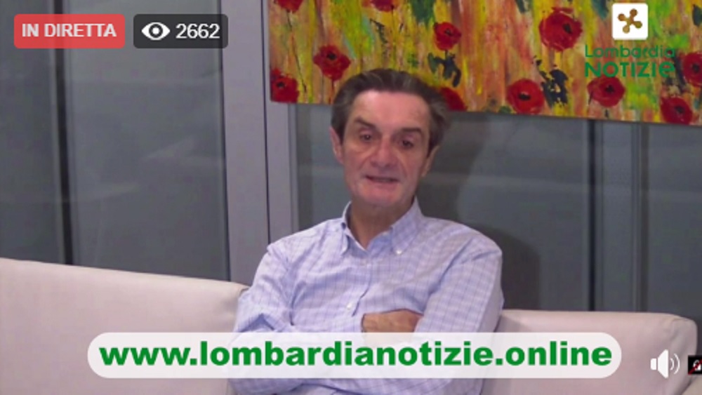 Emergenza Coronavirus: l’aggiornamento di Regione Lombardia DIRETTA VIDEO