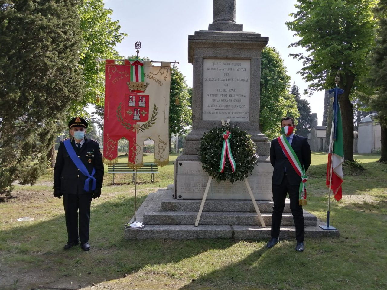 Festa della liberazione a Olgiate Comasco FOTO