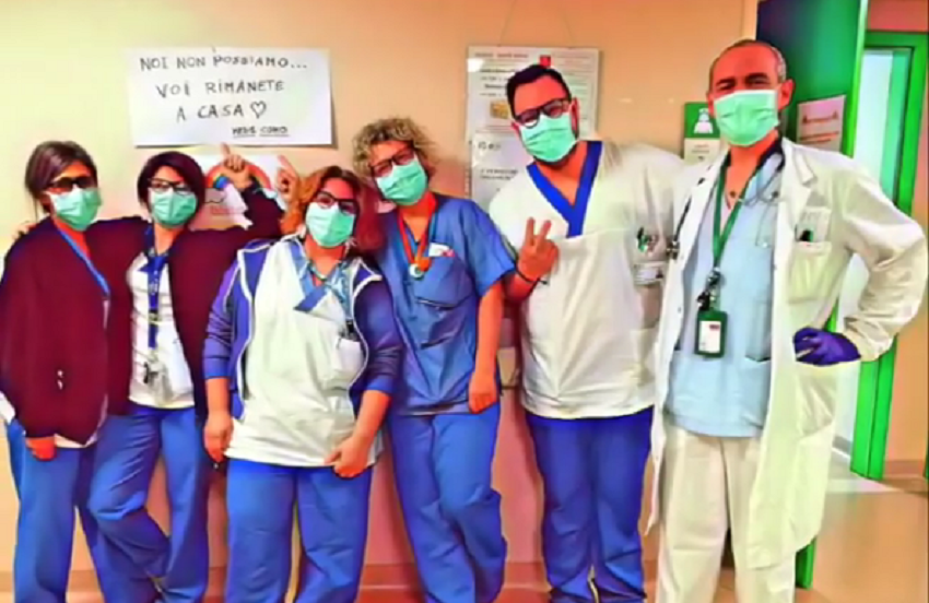 Infermiere del Sant’Anna realizza un video: “Noi non possiamo, voi state a casa”