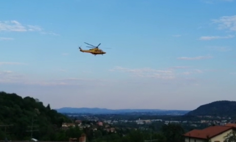 Elisoccorso a Ponzate: soccorsa una donna