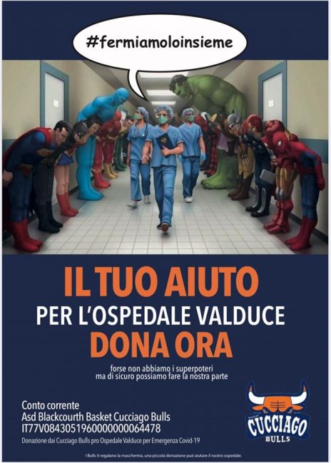 Cucciago Bulls campagna donazione