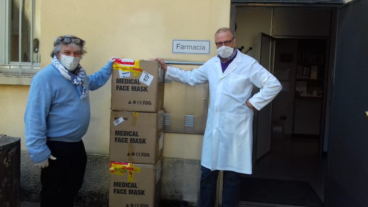 Gli Operatori Doganali di Cna donano 12mila mascherine al Valduce