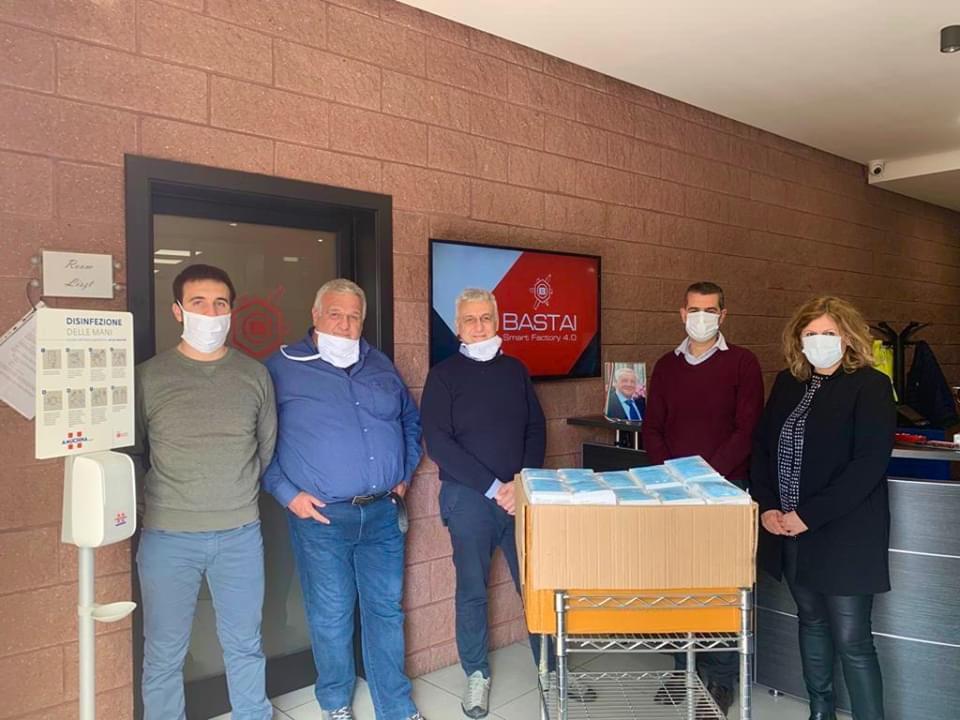 Azienda dona mascherine per tutti i cittadini