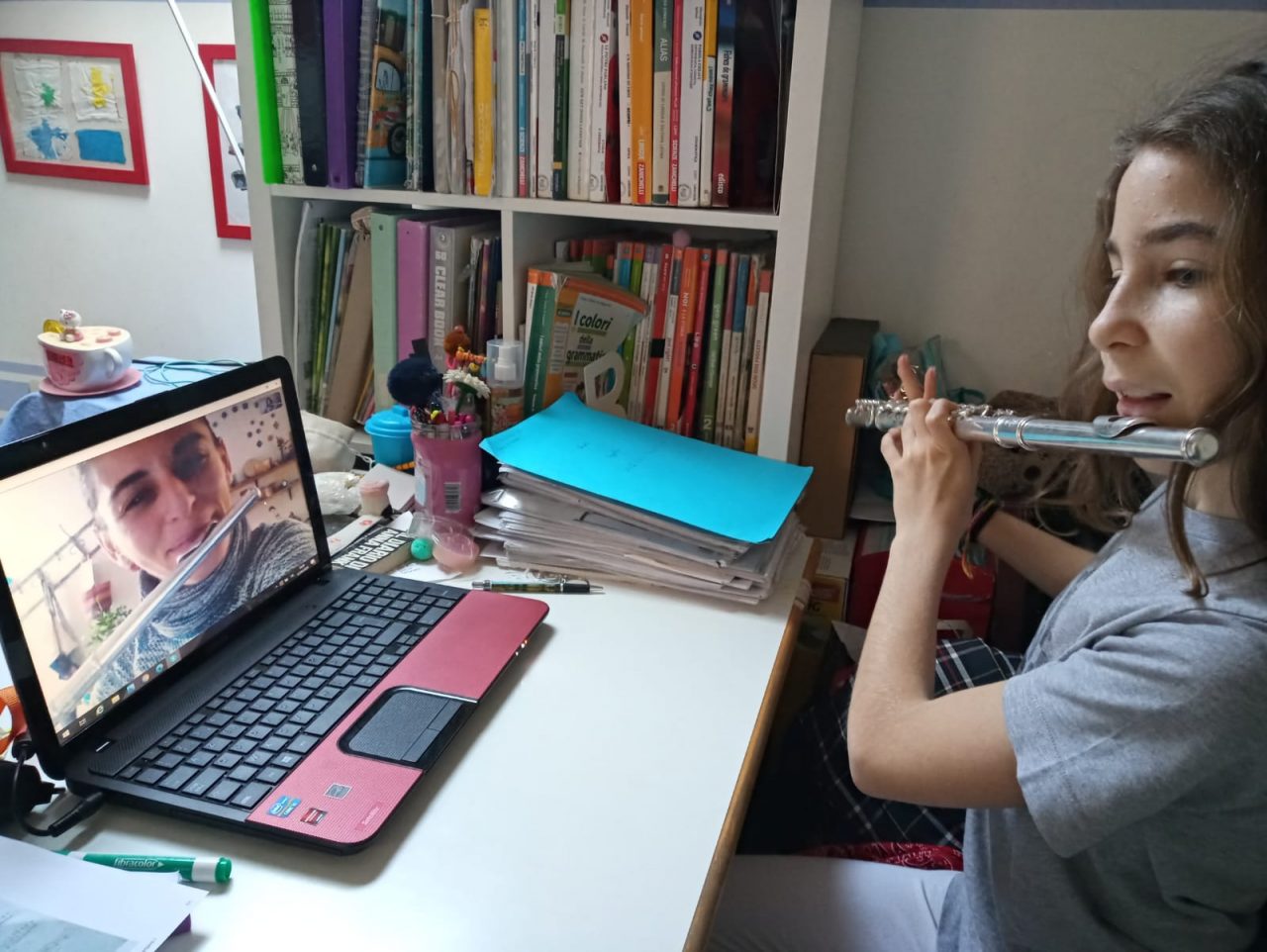La Scuola allievi della banda marianese suona su Skype FOTO