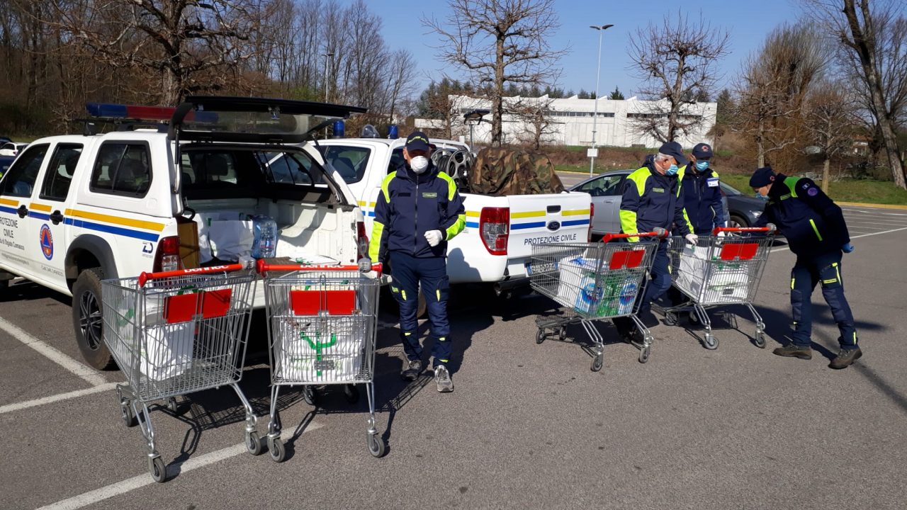 Coronavirus, numero unico a Olgiate Comasco per la spesa a domicilio consegnata dai volontari