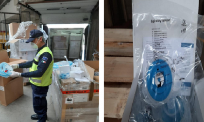 Dall'Agenzia Dogane e Monopoli di Como lo svincolo per ventilatori polmonari destinati in Toscana