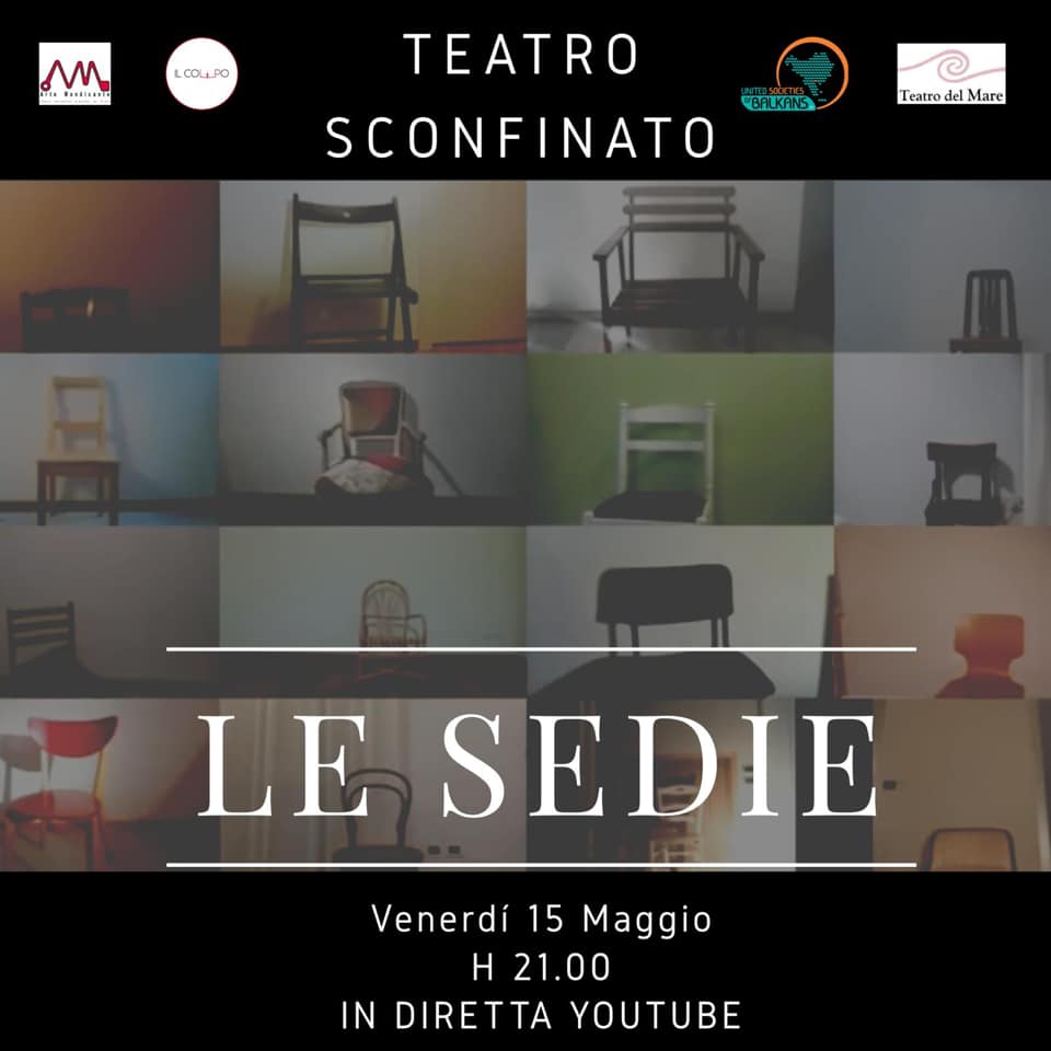 Teatro Sconfinato, stasera lo spettacolo on-line “Le sedie”