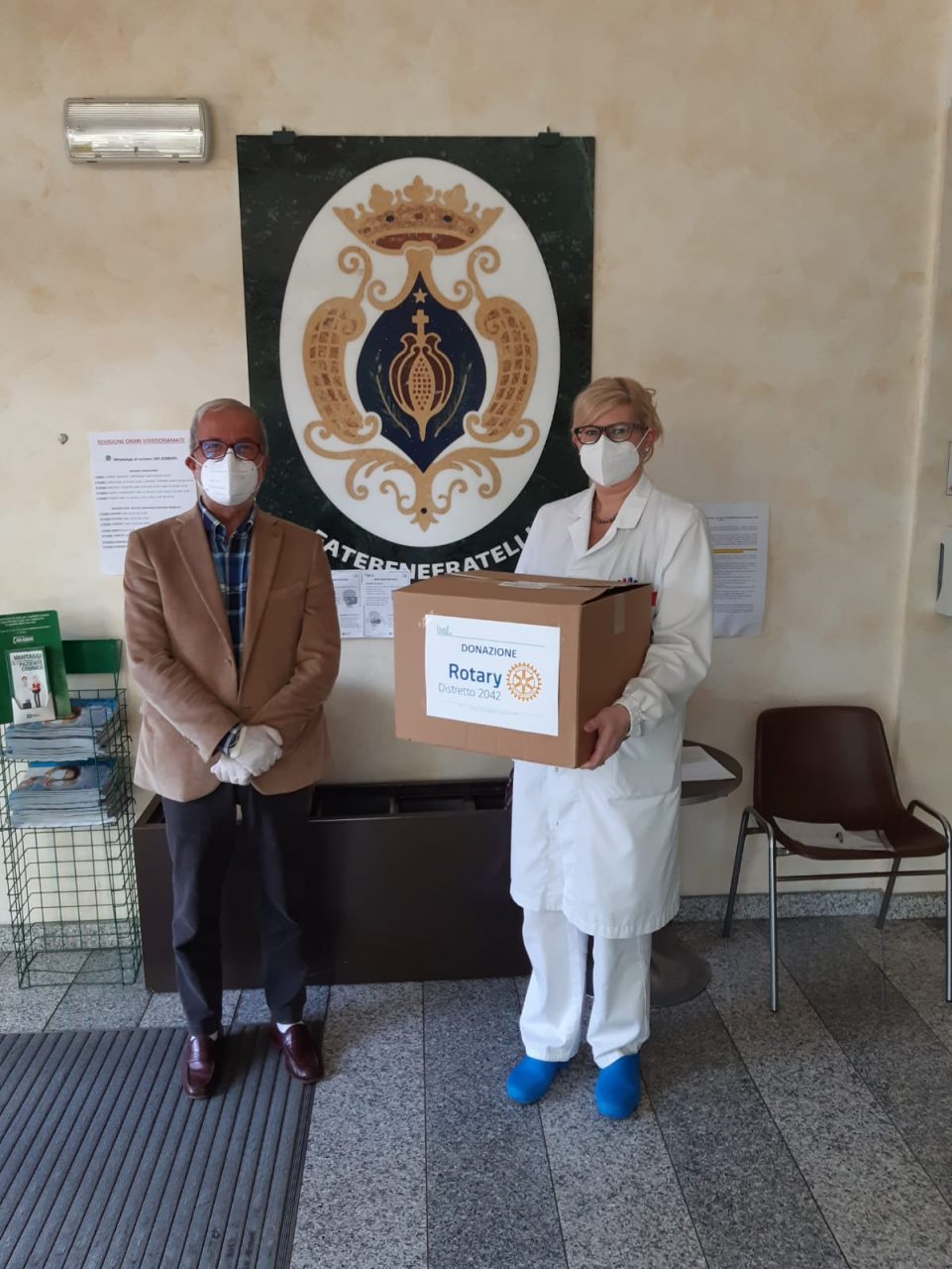 Il Rotary dona integratori divenuti introvabili alle Rsa e ai centri per disabili