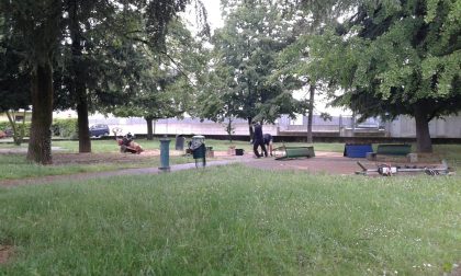 Lavori in corso al parco di Novedrate: presto giochi nuovi per i bimbi
