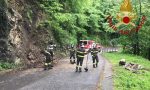 Smottamento a Valsolda: in via Volta senso unico alternato FOTO