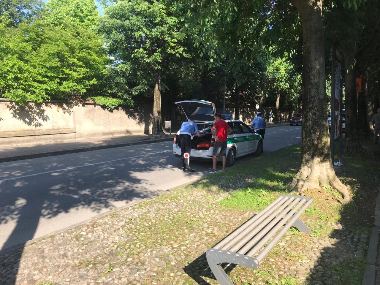 Auto urta disabile in carrozzina a Mariano