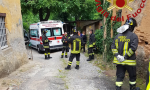 Crolla il controsoffitto: un uomo soccorso a Castelnuovo Bozzente