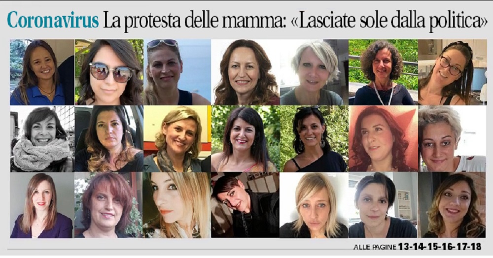 Lavoro, lezioni, famiglia: la vita delle mamme al tempo del Covid-19