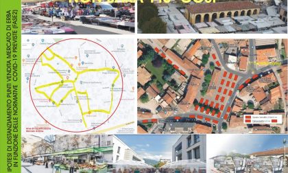 Covid-19, il mercato di Erba via dal centro? Un progetto per mantenerlo in sicurezza