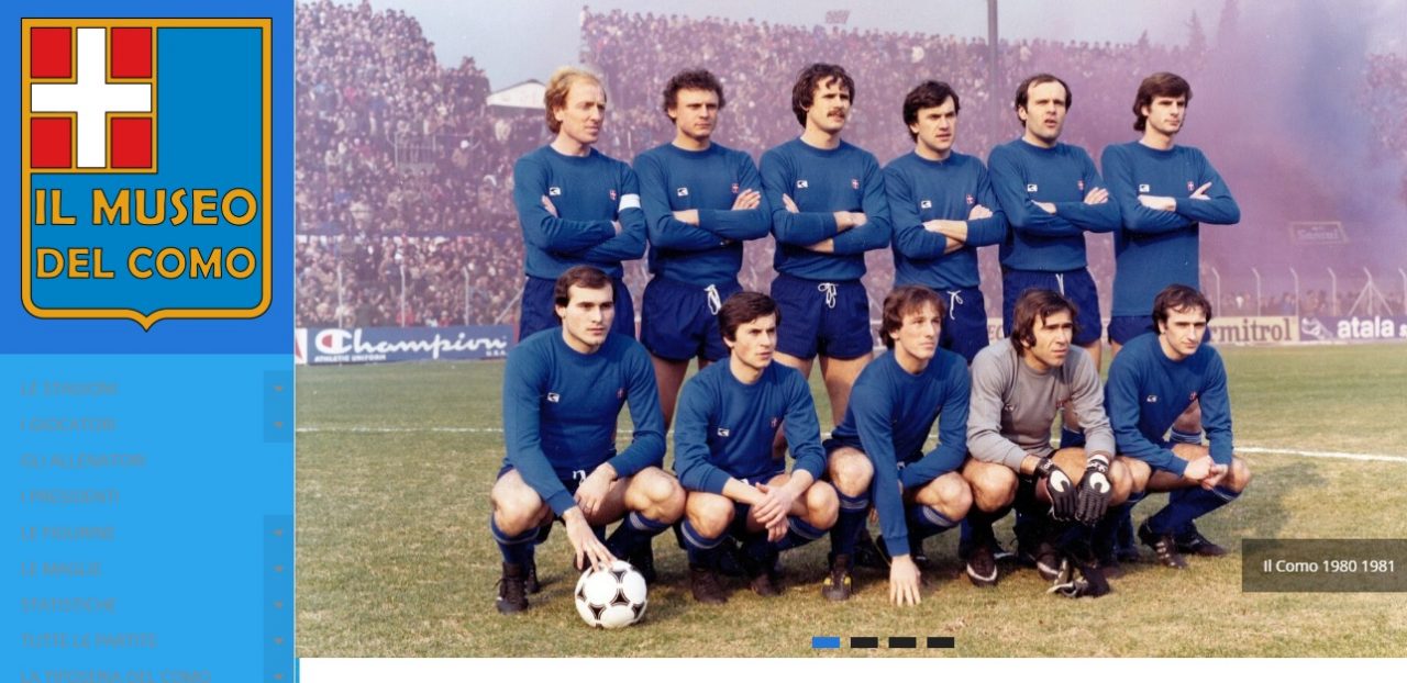 Ogni giocatore, ogni partita, ogni stagione: il club lariano patrocina museodelcomo.it