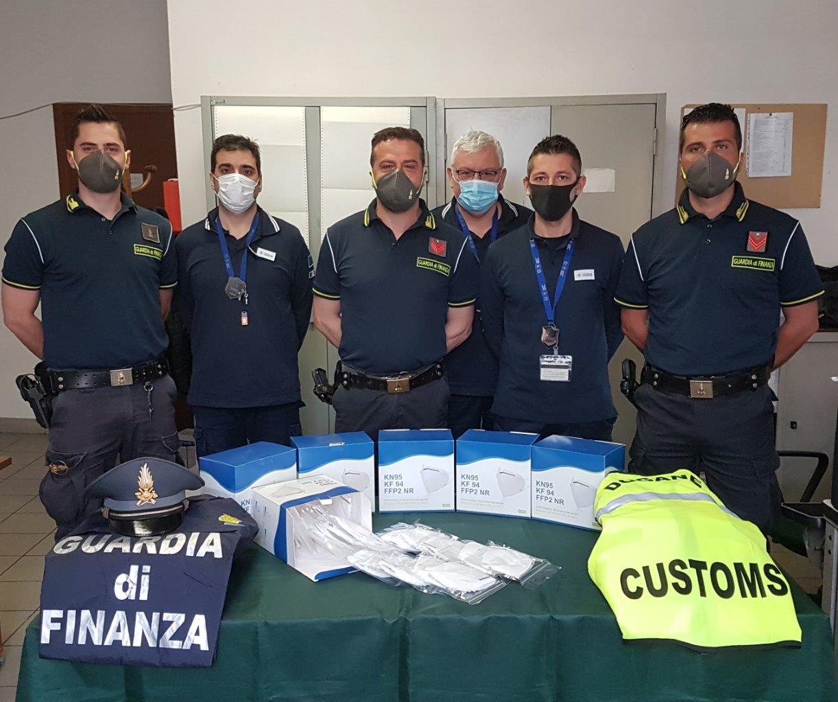 Sequestrate mascherine Ffp2 con marcatura “CE” non regolare