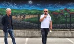 Inaugurato murales alla Garibaldi Pogliani. Il presidente sulla situazione Covid: "Positivi in diminuzione"