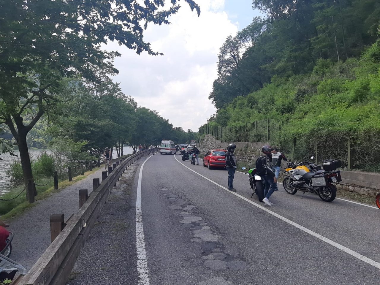 Incidente al Segrino, traffico rallentato