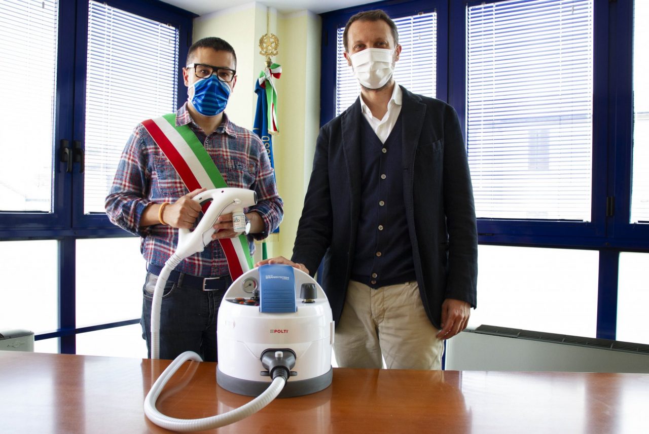“Polti” dona un sanificatore al Comune di Bulgarograsso