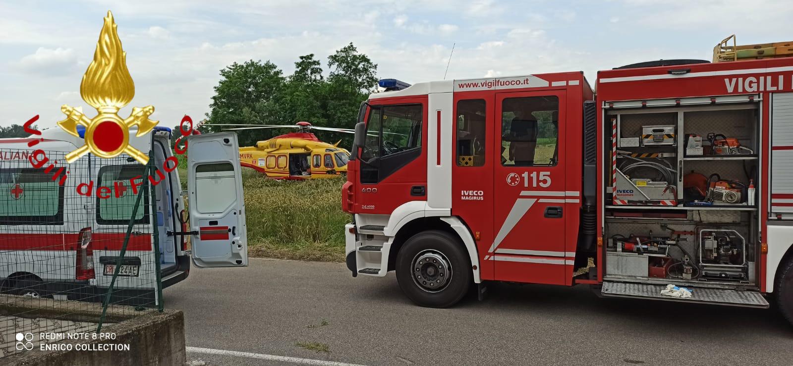 incidente sul lavoro fino mornasco