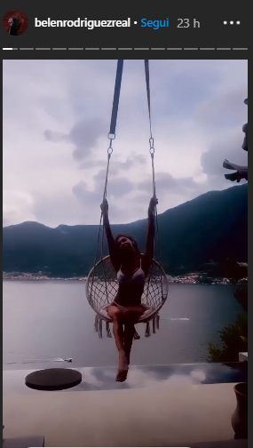 Weekend di relax sul lago di Como per Belén Rodriguez