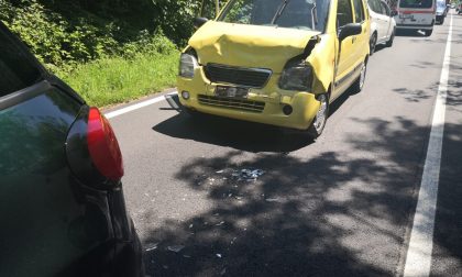 Incidente sulla Lomazzo-Bizzarone: coinvolte tre vetture FOTO