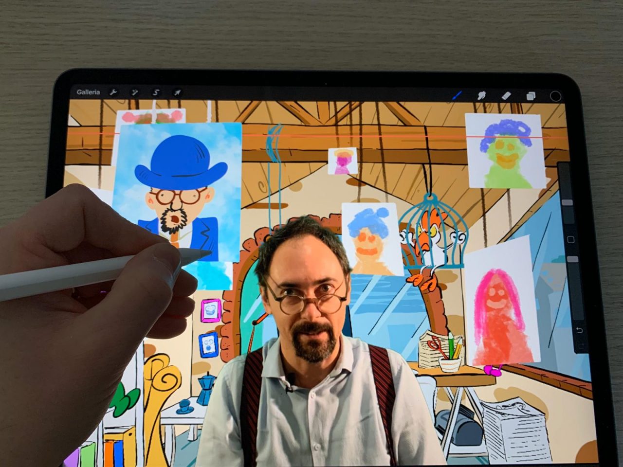 Crea video tutorial per imparare a disegnare i fumetti
