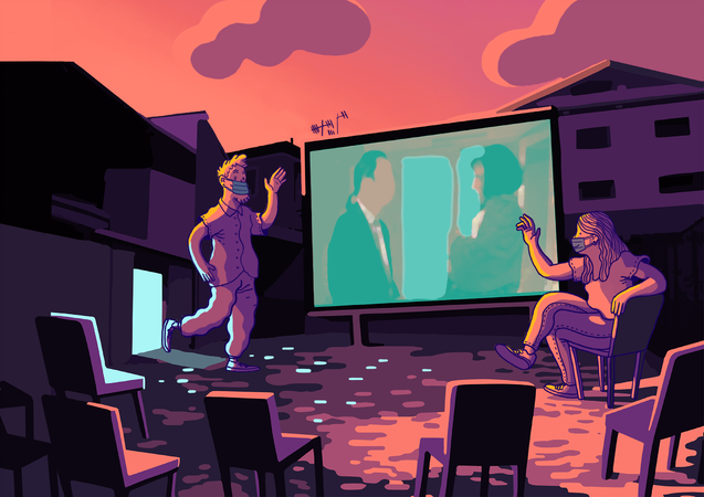 Il cinema lascia piazza Martinelli: “35mm sotto il cielo” si trasferisce in cortile
